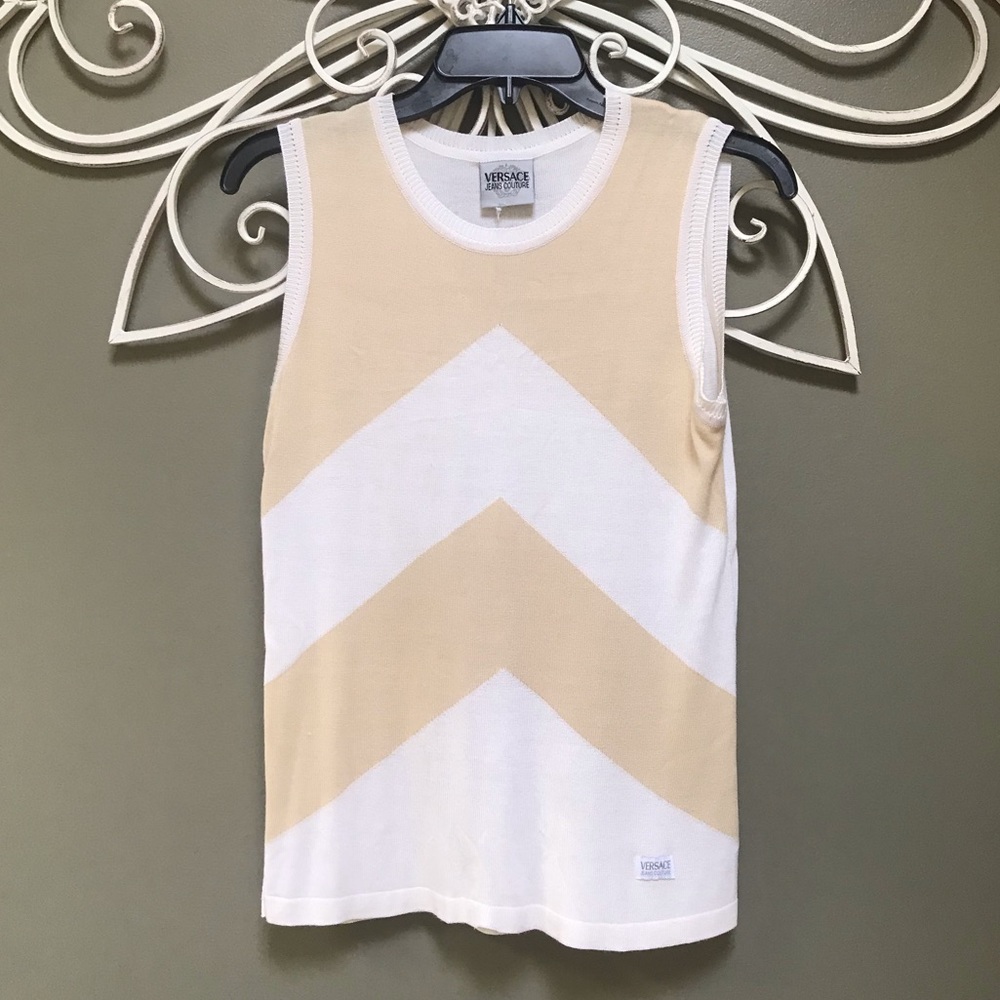 VERSACE JEANS COUTURE tank. Made in Italy.